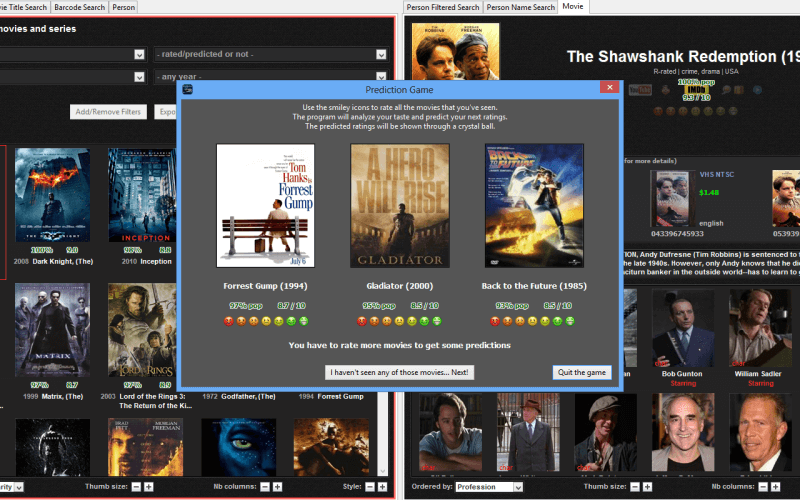 Personalized Movie Recommendations based on your Tastes